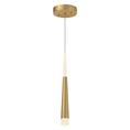 Load image into Gallery viewer, Ultra LED Pendant in Brushed Gold Finish | Kuzco Lighting