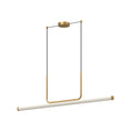 Load image into Gallery viewer, Vesper LED Linear Pendant in Brushed Gold Finish | Kuzco Lighting