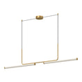 Load image into Gallery viewer, Vesper LED Linear Pendant in Brushed Gold Finish | Kuzco Lighting