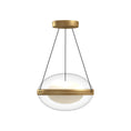 Load image into Gallery viewer, Virgo LED Pendant in Brushed Gold/Opal Glass Finish | Kuzco Lighting