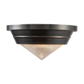 Load image into Gallery viewer, Willard 10-in Urban Bronze/Prismatic Glass 1 Light Flush Mount by Alora Lighting | FM348010UBPG | Alora Lighting