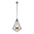 Load image into Gallery viewer, Willard 22-in Polished Nickel/Prismatic Glass 1 Light Pendant by Alora Lighting | PD348022PNPG | Alora Lighting