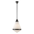 Load image into Gallery viewer, Willard 22-in Urban Bronze/Opal Matte Glass 1 Light Pendant by Alora Lighting | PD348022UBOP | Alora Lighting