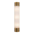 Load image into Gallery viewer, Willard 24-in Vintage Brass/Opal Matte Glass 3 Lights Wall/Vanity by Alora Lighting | WV348224VBOP | Alora Lighting
