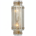 Load image into Gallery viewer, Cadence Small Tiered Sconce by Carrier and Company - Hand-Rubbed Antique Brass Finish | Info Lighting
