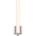 Load image into Gallery viewer, Tubo Medium Slim LED Wall Sconce - Satin Nickel (Drum Trim)