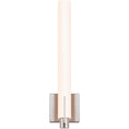 Load image into Gallery viewer, Tubo Medium Slim LED Wall Sconce - Satin Nickel Finish (Spine Trim)