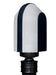 3139 Series Outdoor Post Light - Black Finish Frost Glass