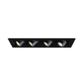 Load image into Gallery viewer, 4 Light LED Precision Module Recessed Housing Black Trim