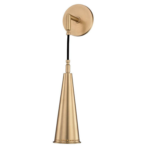 Alva Hanging Wall Sconce - Aged Brass Finish