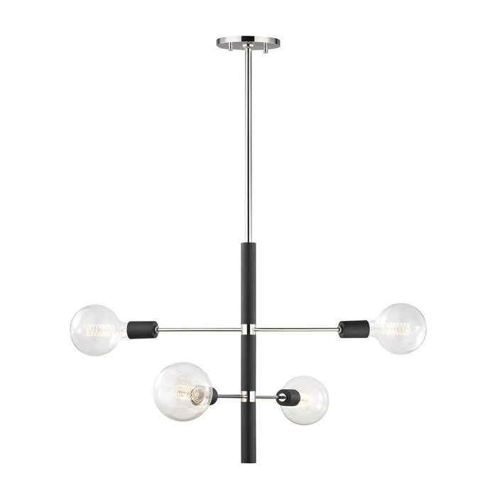ASTRID Small CHANDELIER Polished Nickel