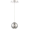 Load image into Gallery viewer, Acid LED Round Pendant Light - Polished Nickel Finish