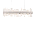 Load image into Gallery viewer, Acropolis Linear Chandelier - Brushed Nickel Finish