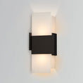Load image into Gallery viewer, Acuo Outdoor LED Wall Sconce - Textured Black Finish