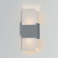 Load image into Gallery viewer, Acuo Outdoor LED Wall Sconce - Matte Grey Finish