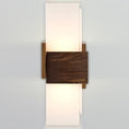 Load image into Gallery viewer, Acuo LED Sconce - Walnut Finish