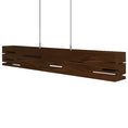 Load image into Gallery viewer, Aeris LED Linear Pendant - Dark Satined Walnut Finish