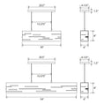 Load image into Gallery viewer, Aeris LED Linear Pendant - Diagram