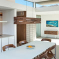 Load image into Gallery viewer, Aeris LED Linear Pendant - Walnut Finish | Dining Room Picture 2