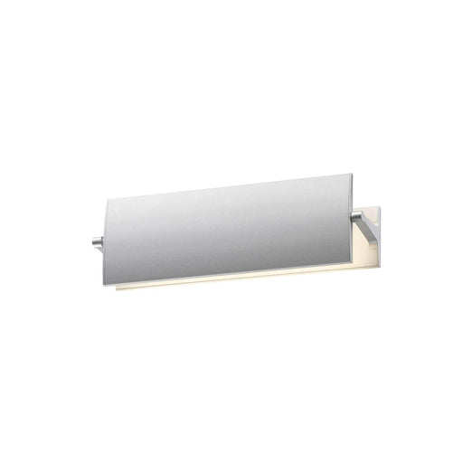 Aileron 12" LED Wall Sconce - Bright Satin Aluminum