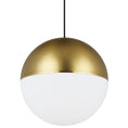 Load image into Gallery viewer, Akova Grande Pendant - Aged Brass/Bright Brass