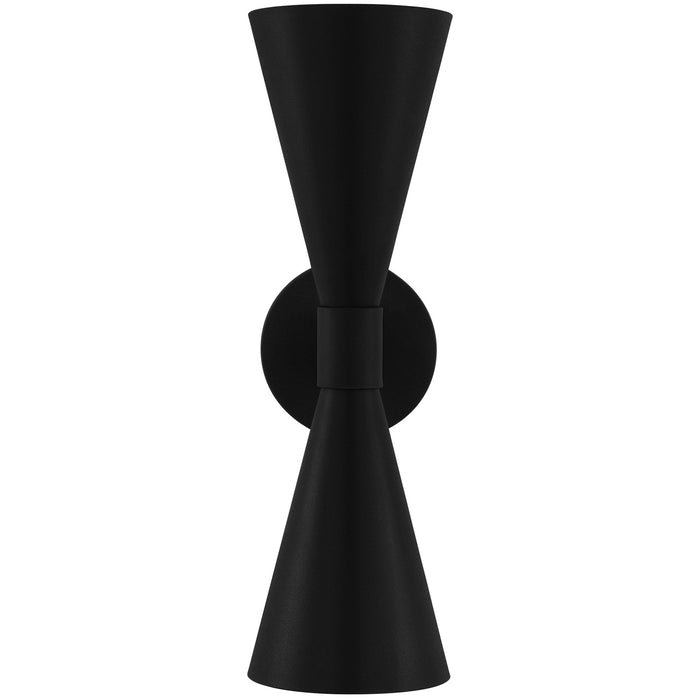 Albertine Outdoor Wall Sconce - Black