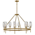Load image into Gallery viewer, Ana Large Chandelier - Heritage Brass Finish