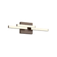 Load image into Gallery viewer, Anello Small Minor LED Bath Bar - Walnut Finish