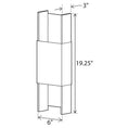Load image into Gallery viewer, Ansa Outdoor LED Wall Sconce - Diagram
