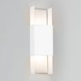 Load image into Gallery viewer, Ansa Outdoor LED Wall Sconce - Textured White Finish