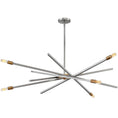 Load image into Gallery viewer, Archer Large Chandelier - Brushed Nickel Finish