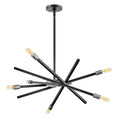 Load image into Gallery viewer, Archer Small Chandelier - Satin Black Finish