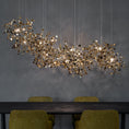 Load image into Gallery viewer, Argent Linear Chandelier - in Gold Color