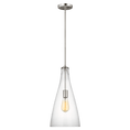 Load image into Gallery viewer, Arilda One Light Pendant - Brushed Nickel Finish