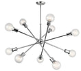 Load image into Gallery viewer, Armstrong 10-Light Chandelier - Chrome Finish