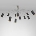 Load image into Gallery viewer, Array Large Cotton Pendant - Bronze/Satin Brass Finish