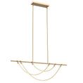 Load image into Gallery viewer, Aryas 40" LED Linear Suspension - Vintage Brass Finish
