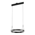 Load image into Gallery viewer, Athena Small Ring Chandelier - Satin Brushed Black Finish