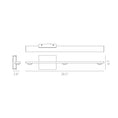 Load image into Gallery viewer, Aurora 26" 1-Light Wall Sconce - Diagram
