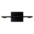 Load image into Gallery viewer, Aurora 14.7" 1-Light Wall Sconce - Satin Brushed Black Finish