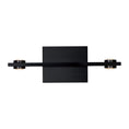 Load image into Gallery viewer, Aurora 14.7" 2-Light Wall Sconce - Satin Brushed Black Finish
