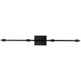 Load image into Gallery viewer, Aurora 38.3" 2-Light Wall Sconce - Satin Brushed Black Finish