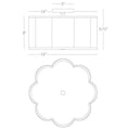Load image into Gallery viewer, Axis Flush Mount Ceiling Light - Diagram