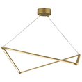 Load image into Gallery viewer, Balto Linear Suspension - Satin Gold Finish