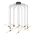 Load image into Gallery viewer, Ballet 13-Light LED Spreader Pendant - Satin Black