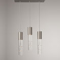 Load image into Gallery viewer, Bamboo 3-Light Linear Suspension Light - Flat Bronze