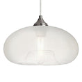 Load image into Gallery viewer, Bana Mini Pendant Light - Satin Nickel Finish Frost Glass Cord Option