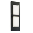 Load image into Gallery viewer, Bandeau 16" LED Outdoor Wall Sconce - Black Finish