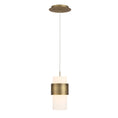 Load image into Gallery viewer, Banded LED Mini Pendant - Aged Brass Finish