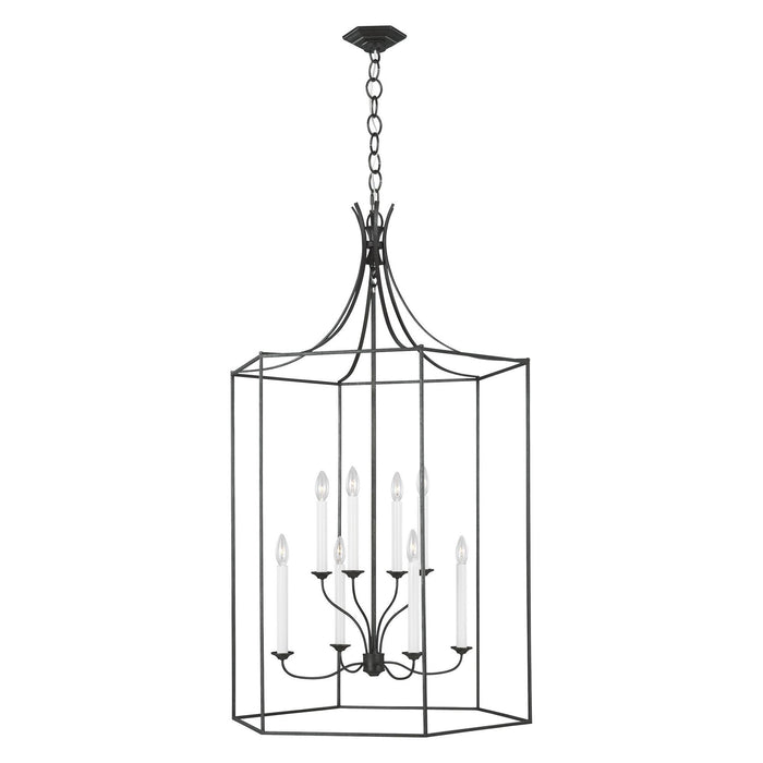 Bantry House Two Tier Chandelier - Smith Steel Finish